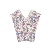 VERO MODA Bluza VMCHERIE  svetlo modra / rjava / roza / off-bela