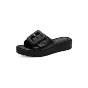 Tamaris Nizki natikači  črna