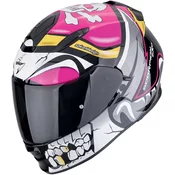 Integralna motoristicka kaciga Scorpion EXO-491 PIRATE pink