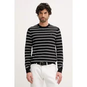 Tommy Hilfiger Pulover Seasonal MW0MW41643 Črna Regular Fit