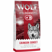 12kg Wolf of Wilderness + 100g Snack Explore the Wide Acres piletina gratis! - Crimson Sunset - janjetina i kozetina