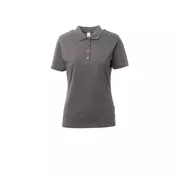 PAYPER ROME LADY - Ženska polo majica kratkih rukava Boja: Tamno siva Velicina: 2XL