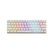 Tipkovnica WHITE SHARK GK-002211V2 Wakizashi-2, RGB, crveni switch, mehanička, US/HR,  bela