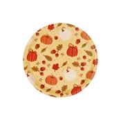 PartyDeco Papirnati krožniki - Buče 23 cm