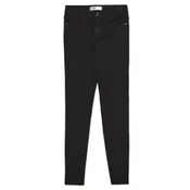 Cropp - Skinny farmerke ispranog izgleda - CRNO