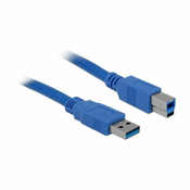 Delock Kabel USB 3.0 A-B 1m moder 82580