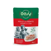 Oasy More Love Adult piščanec in jetrca v juhi, vrečka - 70 g 70 g