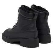 Gležnjarji Calvin Klein Chunky Hiking Lup Boot Lth Wl Em HW0HW03204 Črna