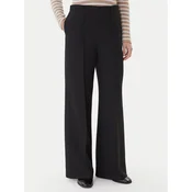 Tommy Hilfiger Palazzo hlače WW0WW48406 Črna Wide Leg