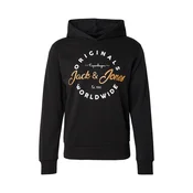 JACK & JONES Majica JWHMILO svetlo rjava/črna/bela