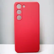Infostyle Silikonski ovitek Candy za Samsung Galaxy S21 Utra Rdeča/TPU silikon