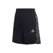 ADIDAS SPORTSWEAR Športne hlače Seasonal Essentials 3-Stripes Animal Print barva blata/črna
