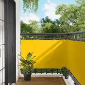 Balcony ekran Žuta 100 x 600 cm Oxford tkanina