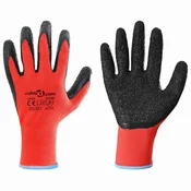 Rukavice za rad 12 pcs Crvena i Crna 9 / l Lateks premaz