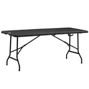 Homestar Vrtna miza 180x755x73 cm temno siva zložljiva