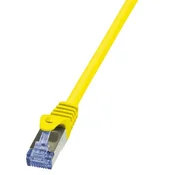 LogiLink CABO DE REDE LOGILINK PATCHCORD RJ45 PARA PC, SWITCH, ROTEADOR, CAT6A, 1 M, AMARELO