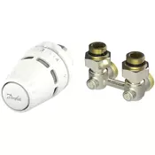 slomart Danfoss termostatski komplet z Regus M30x1.5 glavo + RLV-KB 1/2 palčni kotni ventil