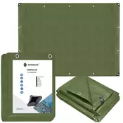 springos Debela zelena zaščitna ponjava dimenzij 5x8 metrov in 120g/m2., (21630482)