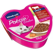 slomart VITAKRAFT POESIE CREATION SOS govedina/korenček - mokra hrana za mačke - 85 g
