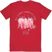 Backstreet Boys All I Want Xmas Majica s kratkimi rokavi Red M