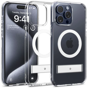 Spigen Caseology Capella MagSafe Kickstand, clear white - iPhone 15 Pro (ACS06757)
