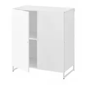 JOSTEIN Spojene police s vratima, unutra/spolja/bela, 81x44x90 cm