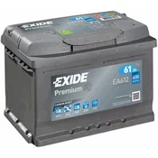 EXIDE akumulator Premium EA612 (61Ah, D+, 600A(EN), 242x175x175mm)