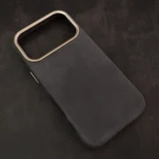 Maska Mag Case Alkantara za iPhone 17 Pro Max siva