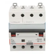 LEGRAND Diferencialno stikalo 4P 25A C 0,03A tip AC P314 DX3 411188