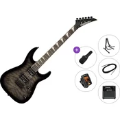 Jackson JS Series Dinky JS20 DKQ AH Premium SET Transparent Black Burst Električna kitara