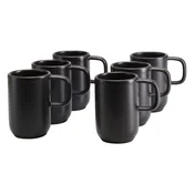Creatable SET SKODELIC ZA KAVO Uno Schwarz  6-delni 300 ml