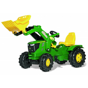 Rolly Toys traktor na pedala z nakladačem John Deere Farmtrac
