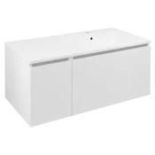 LOREA omarica z umivalnikom 101x46x51,5cm (30+70 cm), desna, bela mat - Bela mat barva - 101x46x51,5 cm - Sapho - LOREA - 24 - MDF/laminat - 1010 - 460 - 515 - 14