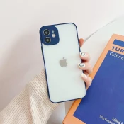 slomart milky case silikonski upogljiv prosojen ovitek za xiaomi redmi note 10 / redmi note 10s mornarsko moder