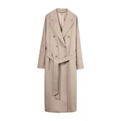 GOBI Cashmere Prehoden plašč Women’s Double-Breasted Cashmere Coat temno siva