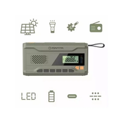Manta radio FM, AM, 3W, solarno+rucica+baterija+USB-C napajanje DYNAMO RDI401G