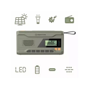 MANTA radio RDI401G (FM, AM, 3W, solarno+ručica+baterija+USB-C napajanje DYNAMO)