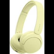 Sony slušalice WH-CH520Y, domet 10 m, žute