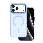 Ovitek za iPhone 17 Pro Max/18 Pro Max – Frozen MagSafe, svetlo moder