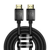 Baseus High Definition Series HDMI 2.1 cable, 8K 60Hz, 3D, HDR, 48Gbps, 3m (black)