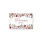 Personal Nalepka - Vintage Rose Izberite količino: 41 kos in več