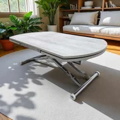 Hanah Home Proširivi trpezarijski sto, Beli