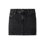 DIESEL Suknja DE-RON crni traper