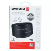 Swissten Bluetooth zvucnik 3W i-metal crna