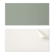 shumee Samolepilna vinilna plošča z dekorativnim tiskom 100x50 cm sivo-zelene barve