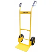 Stanley Stanley transportni voziček iz jekla, 200 kg, rumen, z gumijastimi kolesi, ročaj za mehko držanje, 2-kolesen.