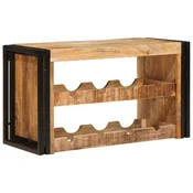 vidaXL vidaXL Stojalo za vino Rjava 100 x 45 x 33 cm Trd grob les manga, (5000108373)