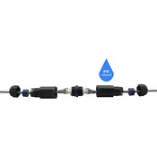 Renkforce Renkforce RJ45 omrežni adapter CAT 6 [1x RJ45 vtičnica - 1x RJ45 vtičnica] črna, (20429518)
