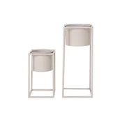 Komplet cvetličnih lončkov s stojalom House Nordic Marla 17 x 31/19,5 x 50,5 cm 2-pack