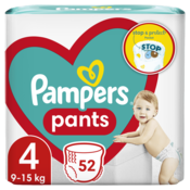 Pampers Pelene za bebe JP 4 Maxi, 52 komada